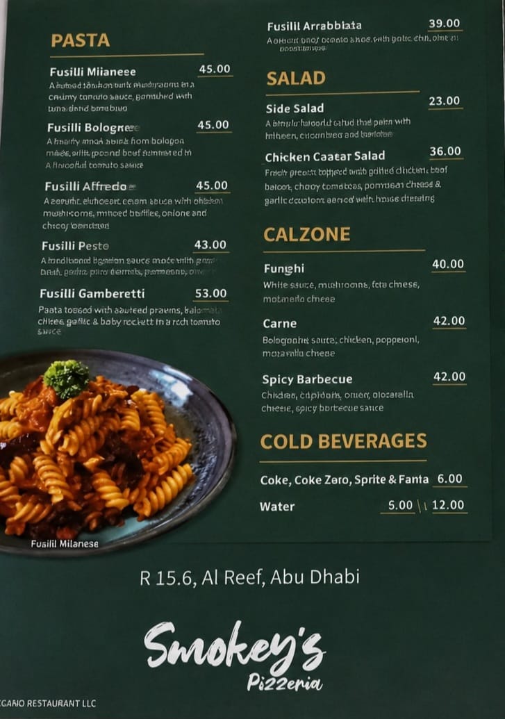 Menu Page 4